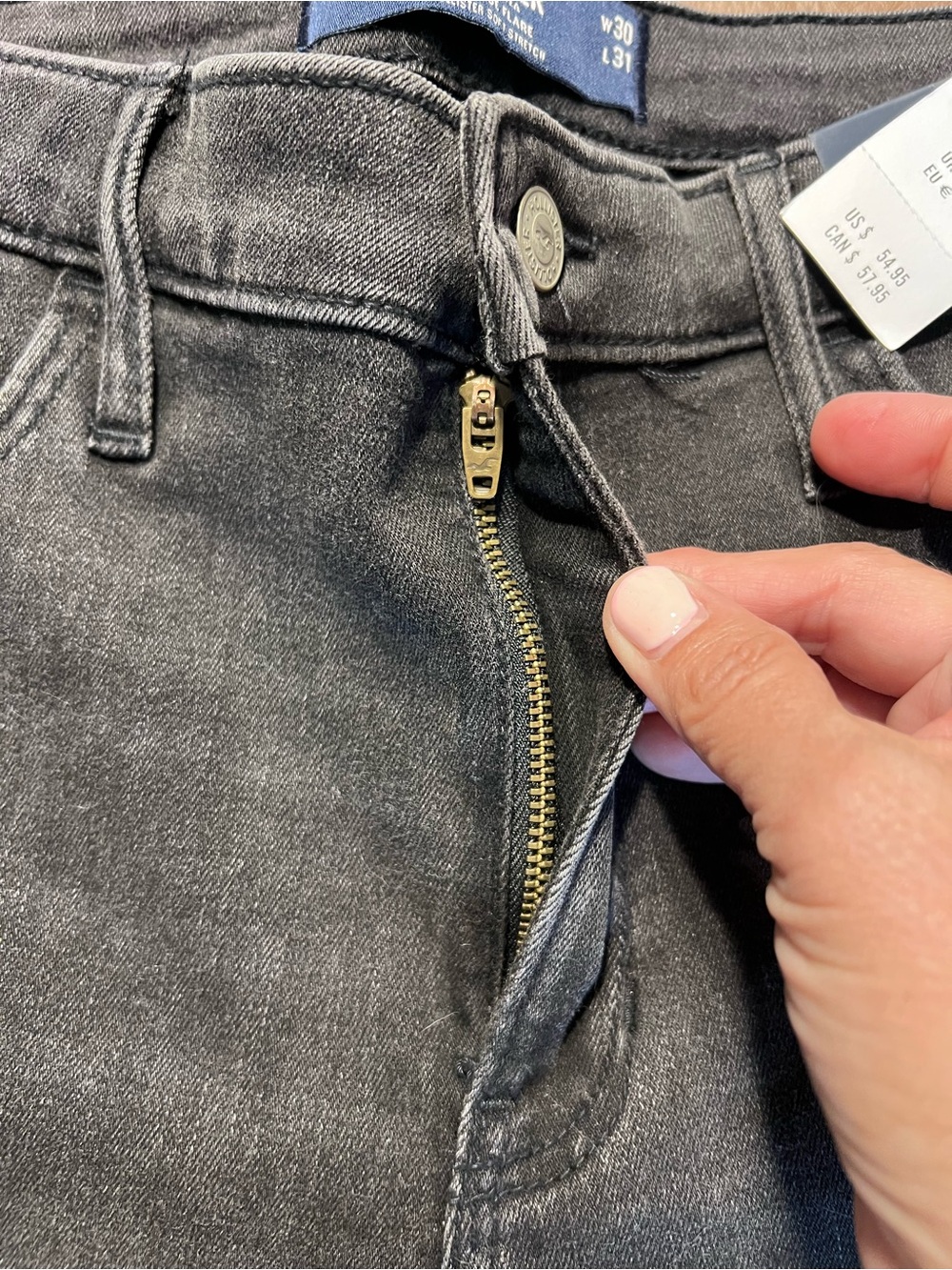 Hollister | Mid High Rise Split Flare Jeans - Picture 5 of 6